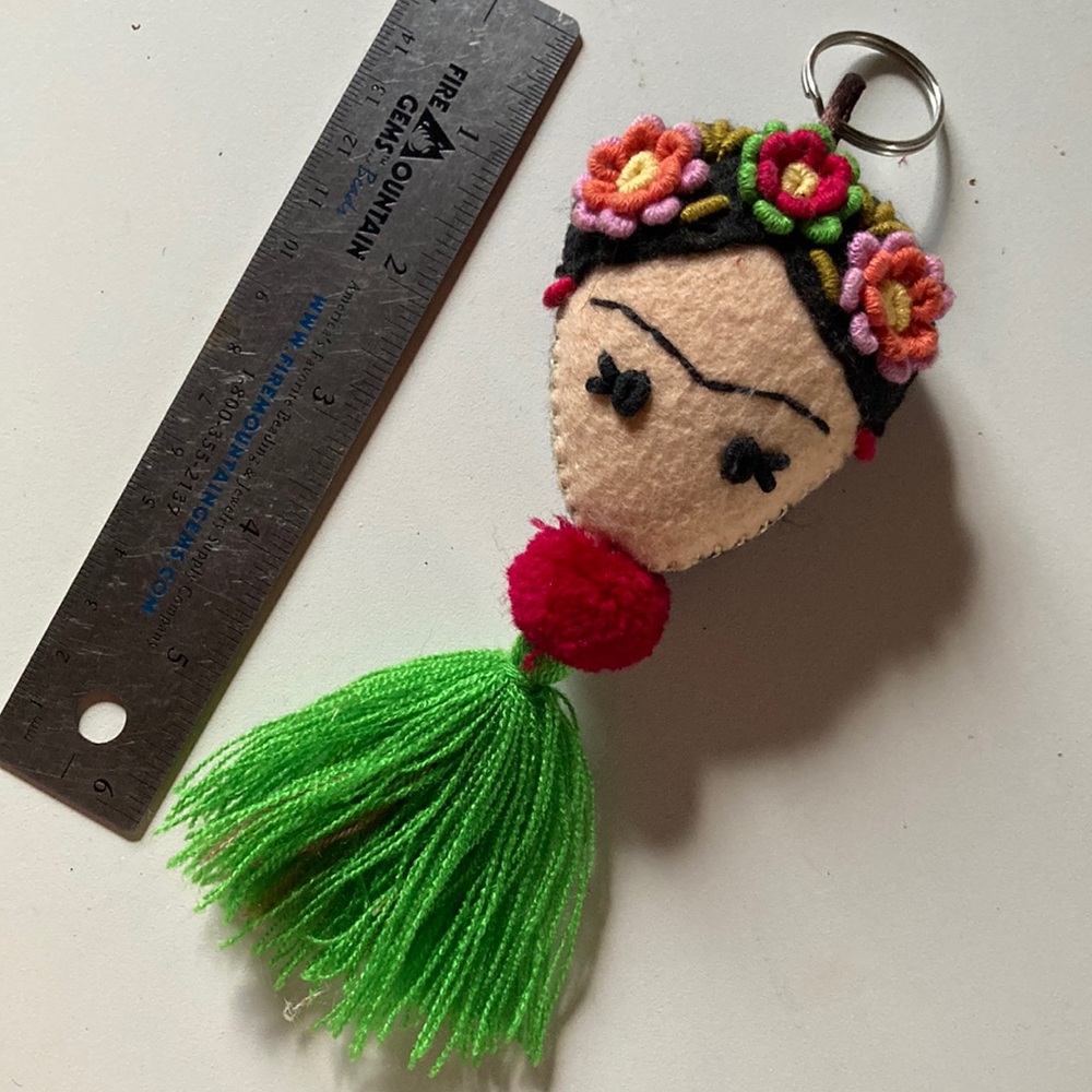 Frida Kahlo keychain